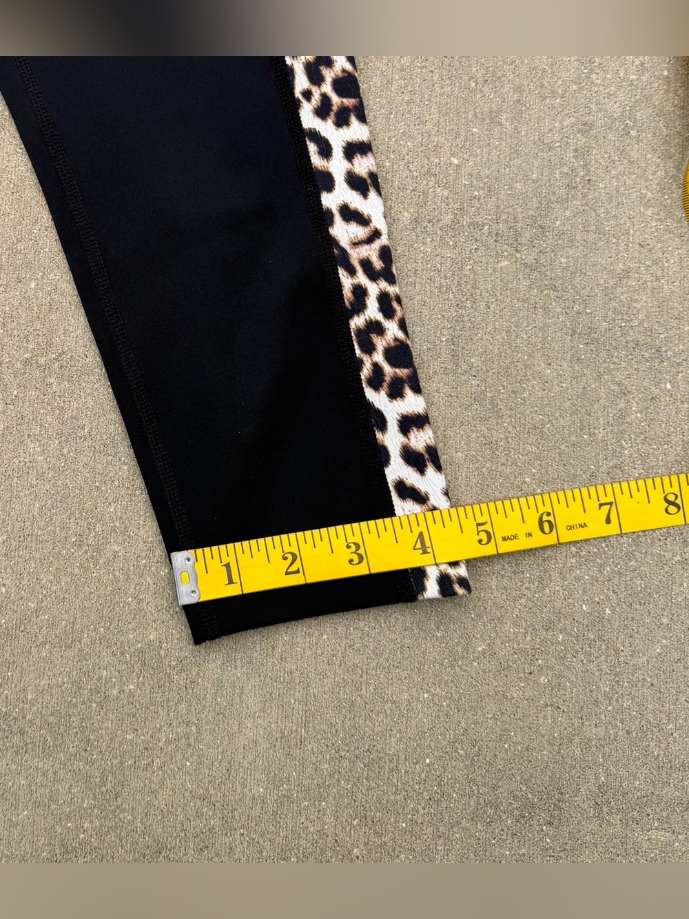 ZYIA Black Leopard Print NWOT High Waist Luxe Pocket Legging Youth 8 Women’s XXS - Picture 9 of 10